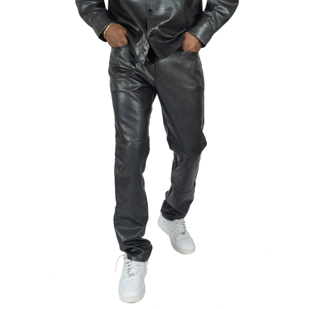 MAKOBI M1987B-BLACK LEATHER