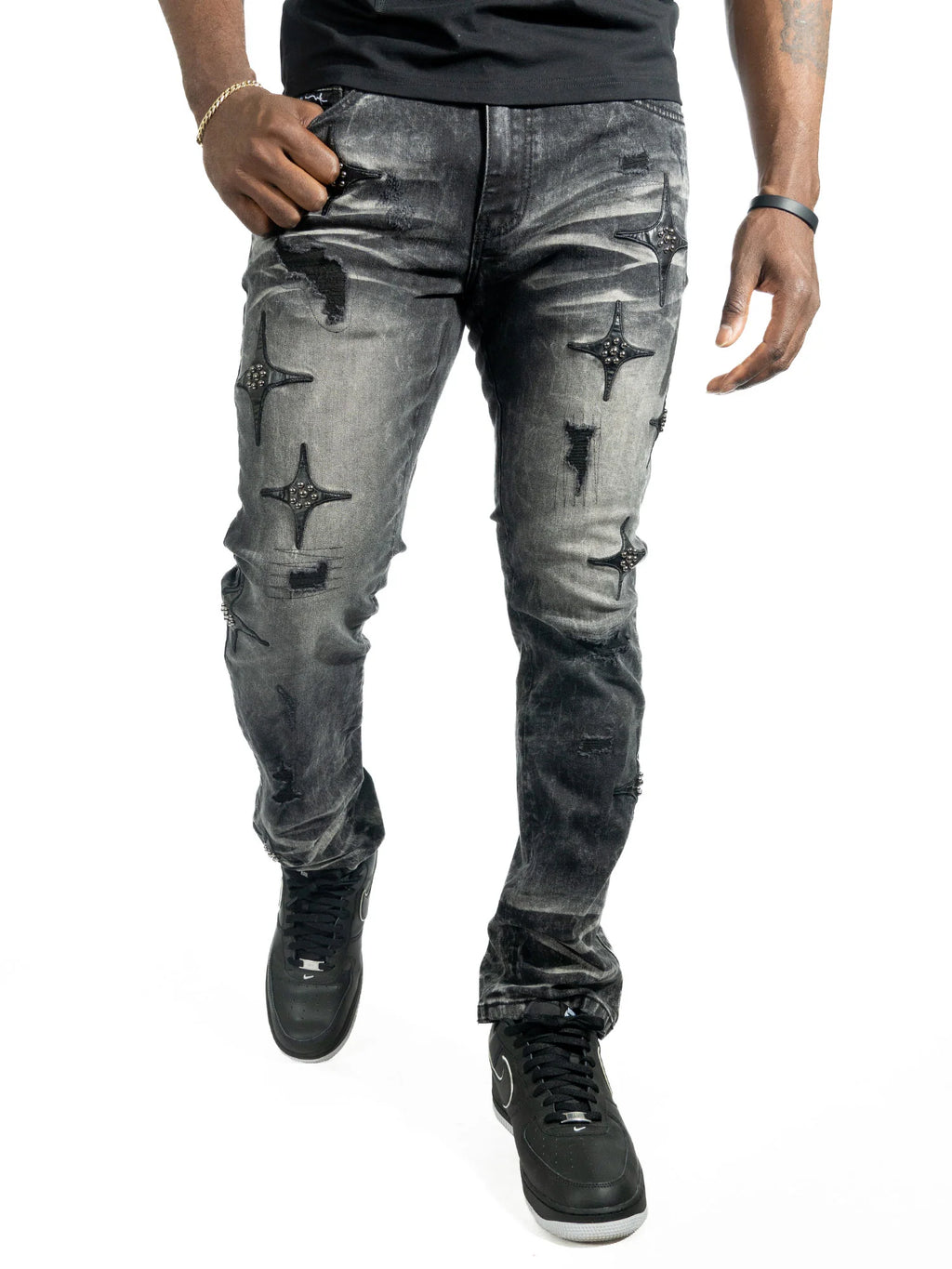 MAKOBI BOTTEGA TEE SMOKE BLACK