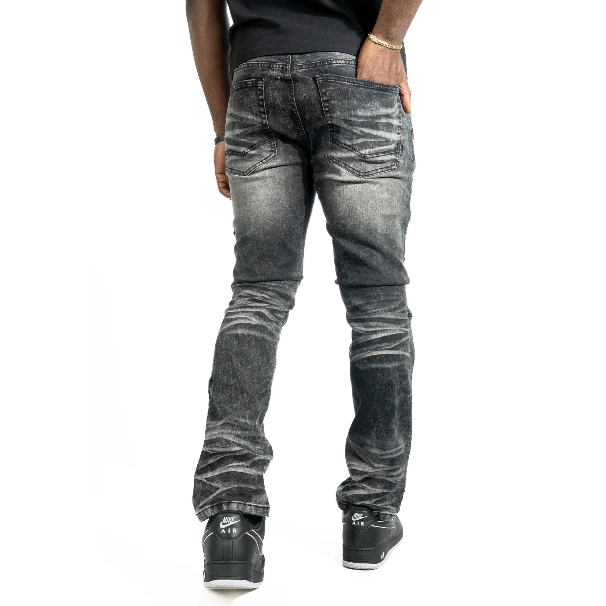 MAKOBI BOTTEGA JEANS BLACK FADE