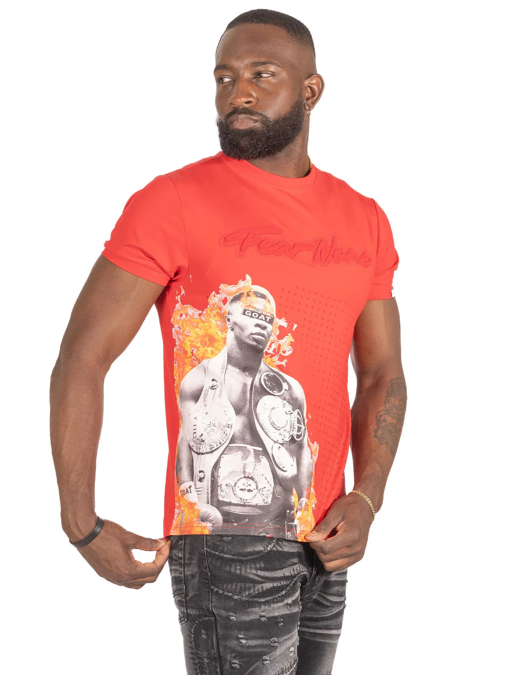 MAKOBI GOAT TEE-RED