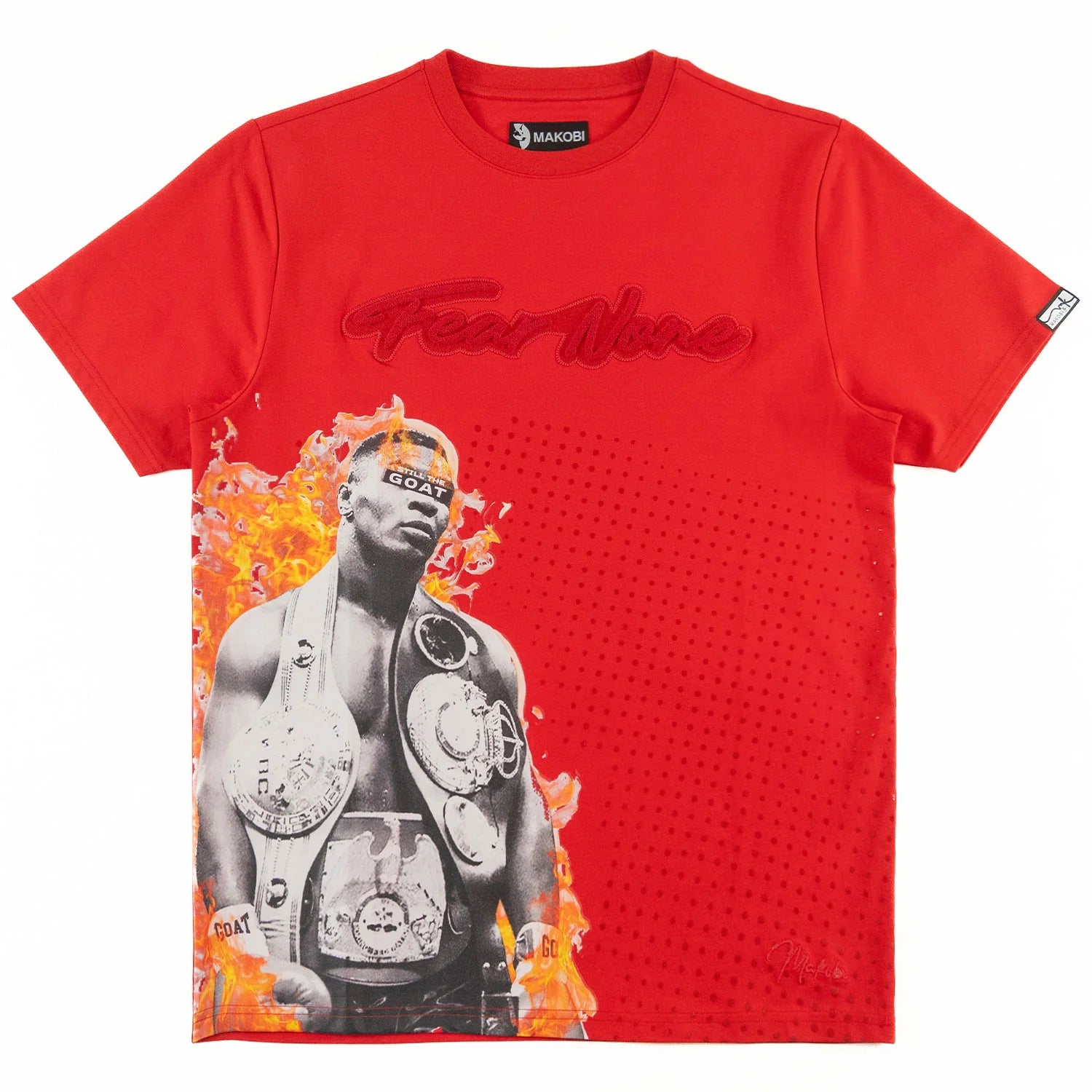 MAKOBI GOAT TEE-RED
