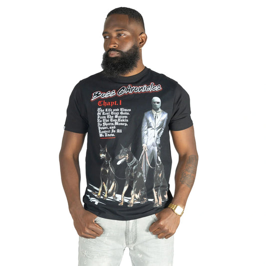 MAKOBI Boss Chronicles Tee - Black by MAKOBI