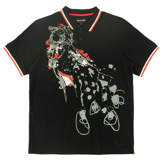 MAKOBI VERONA CHEETAH POLO SHIRT by MAKOBI