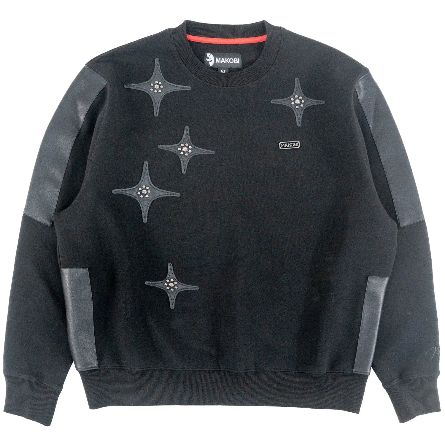 MAKOBI BOTTEGA CREWNECK-BLACK
