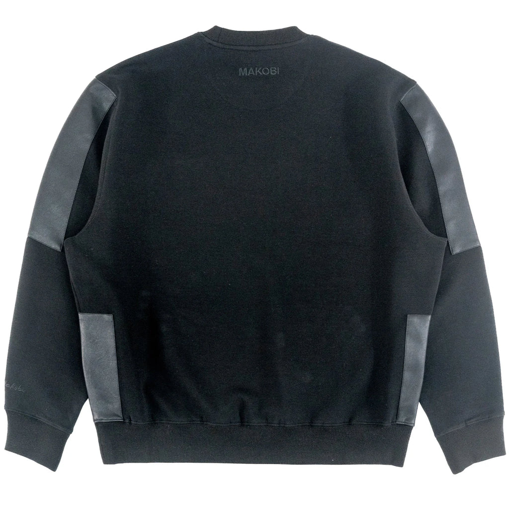 MAKOBI BOTTEGA CREWNECK-BLACK