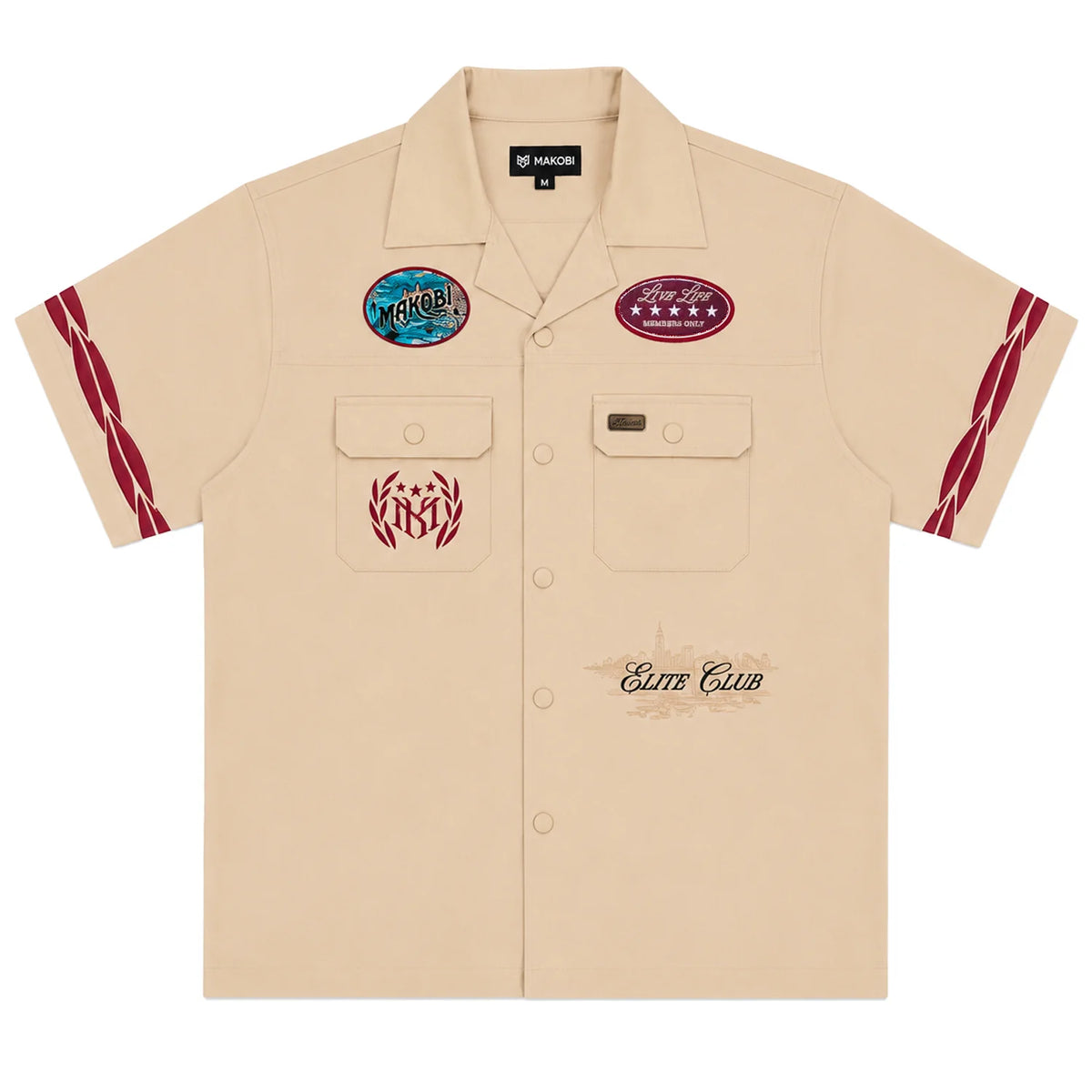 MAKOBI ELITE CLUB TWILL TEE by Makobi