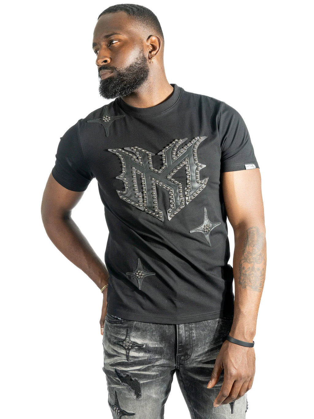MAKOBI BOTTEGA TEE SMOKE BLACK