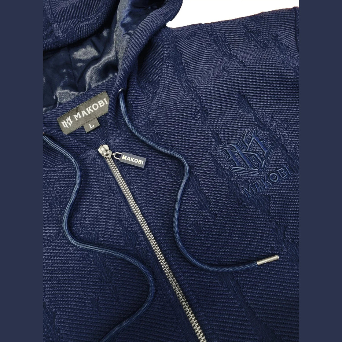 MAKOBI GIANNI JACQUARD HOODIE by Makobi