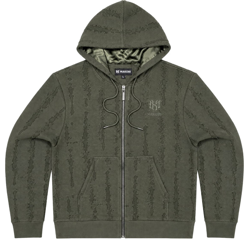 MAKOBI GIANNI JACQUARD HOODIE by Makobi