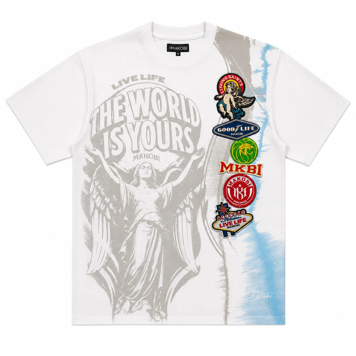 MONDO OVERSIZED PATCHWORK TEE by MAKOBI