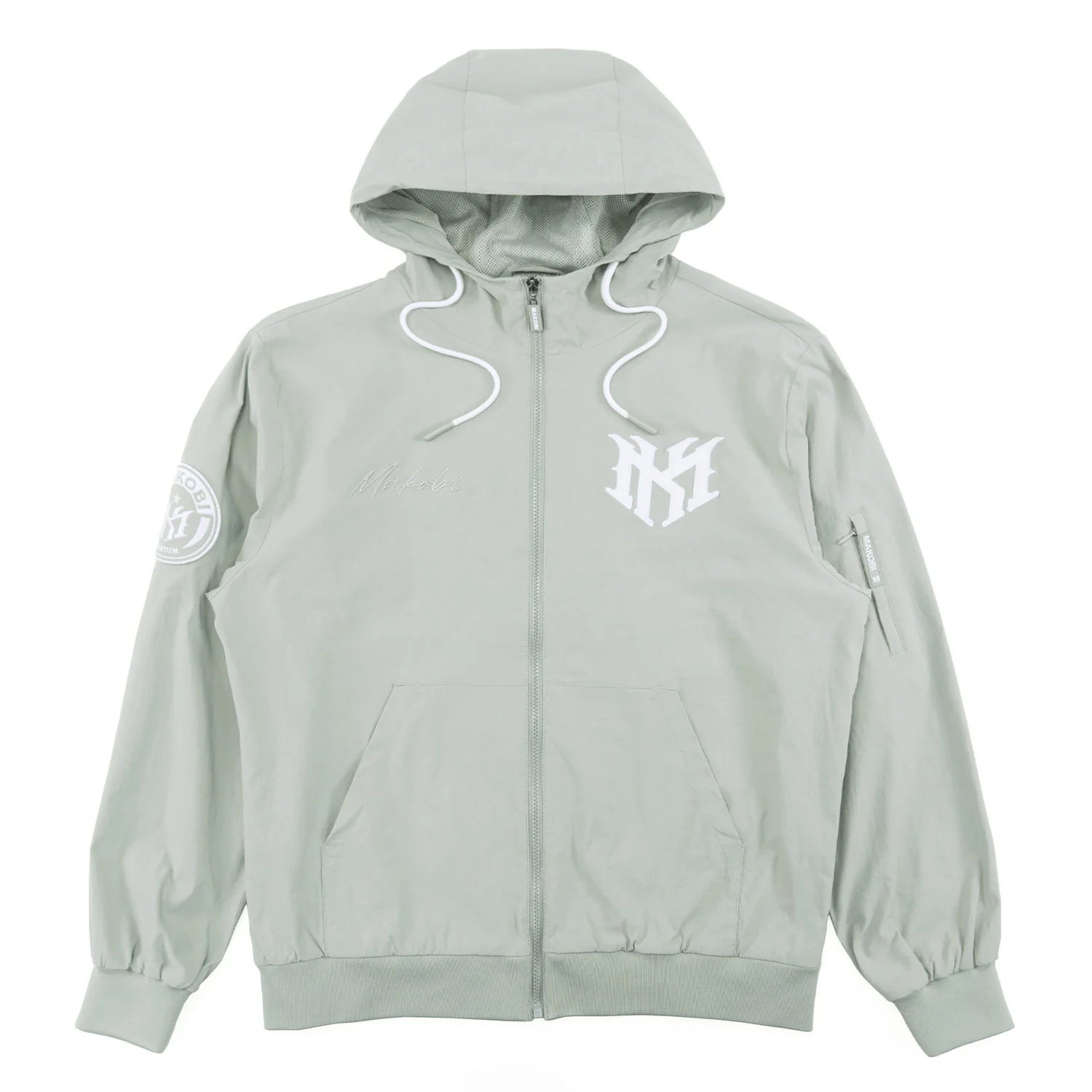 MAKOBI BIG AND TALL ADORNI NYLON JACKET by Makobi