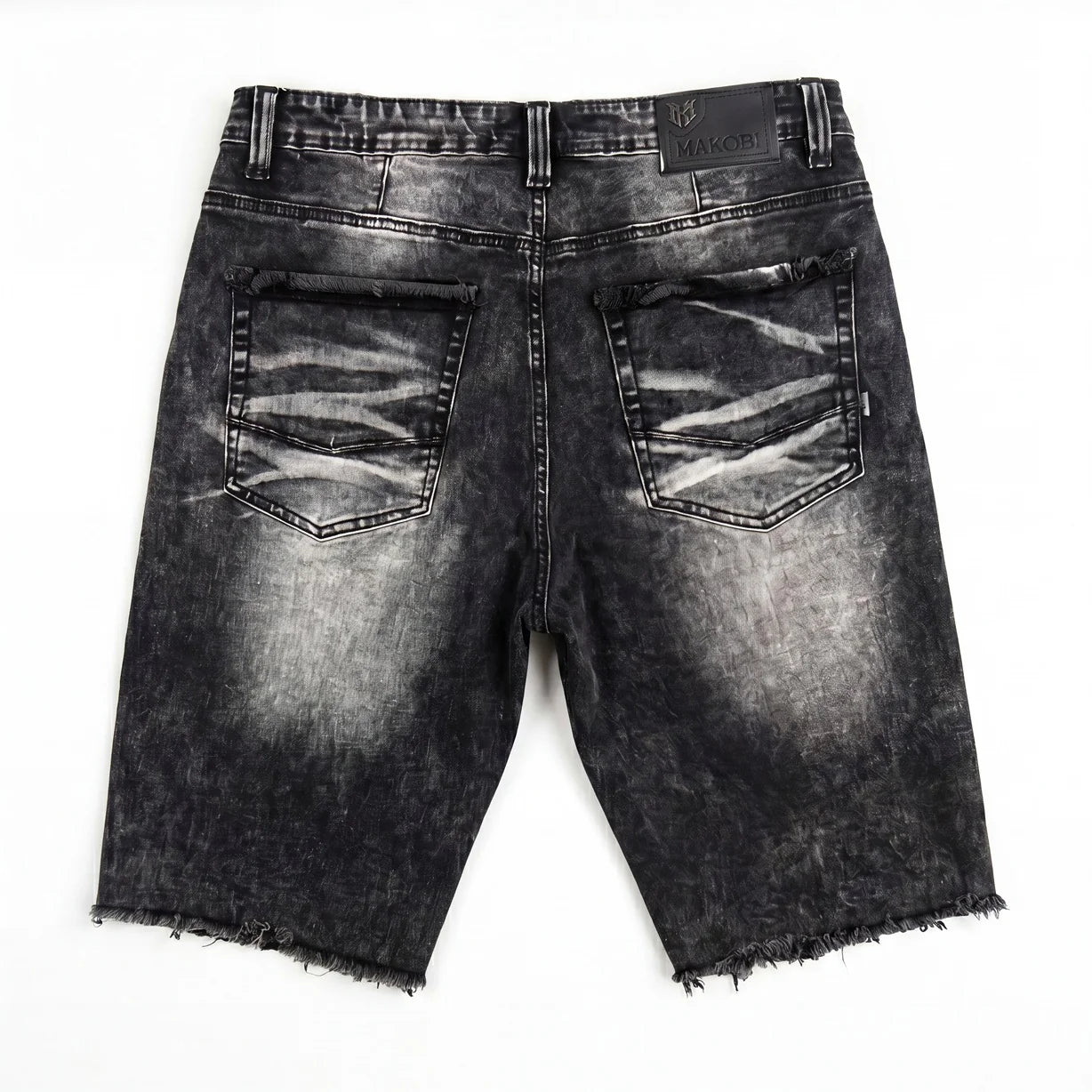 MAKOBI PAIN DENIM SHORTS by Makobi