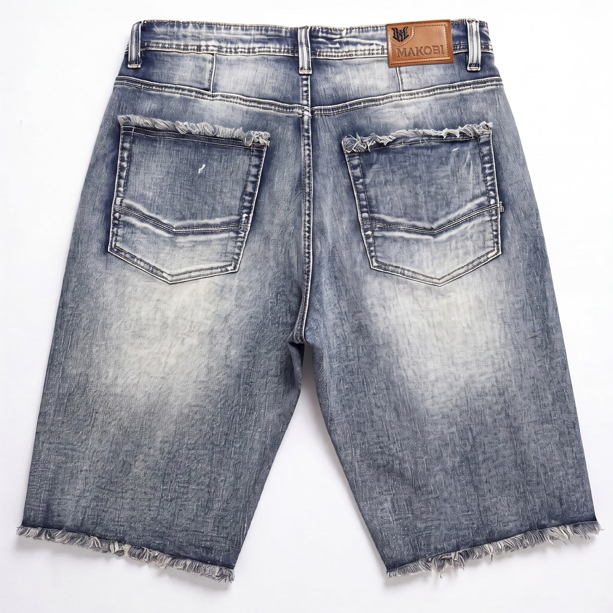 MAKOBI PAIN DENIM SHORTS by Makobi