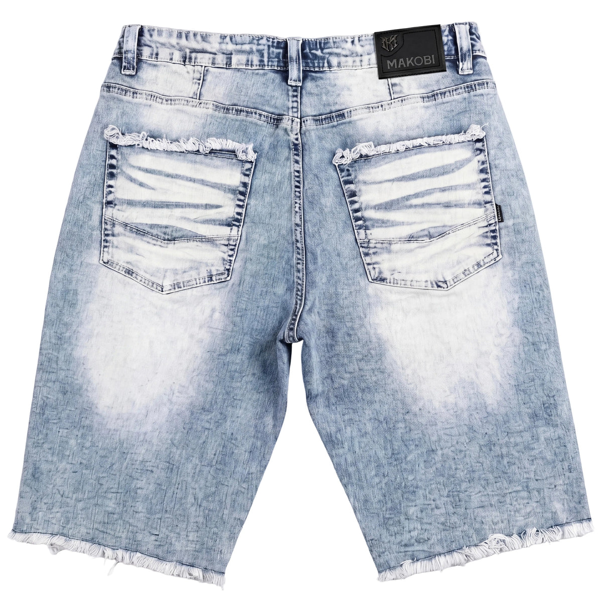 MAKOBI PAIN DENIM SHORTS by Makobi