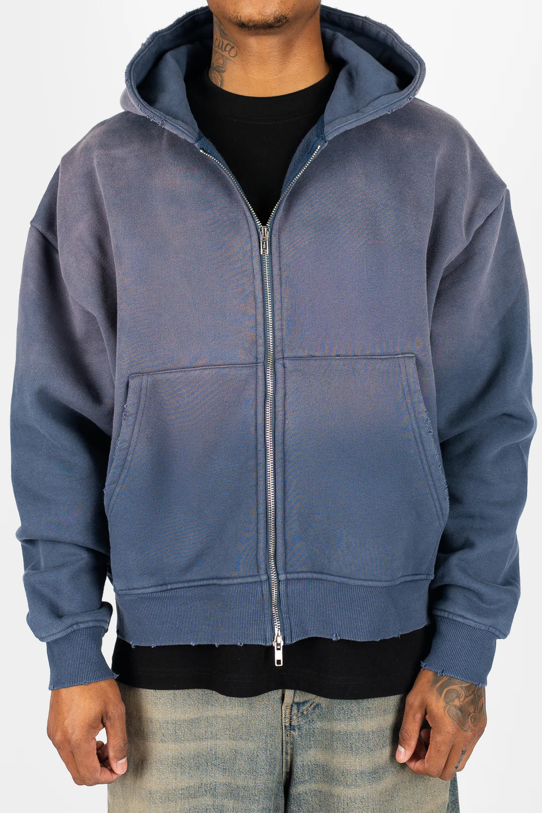 DAY1INE WASHED ZIPUP HOODIE by DAY1NE