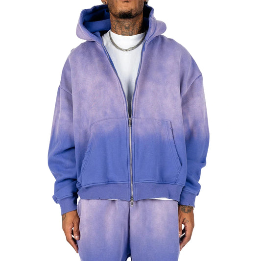 DAY1INE WASHED ZIPUP HOODIE by DAY1NE