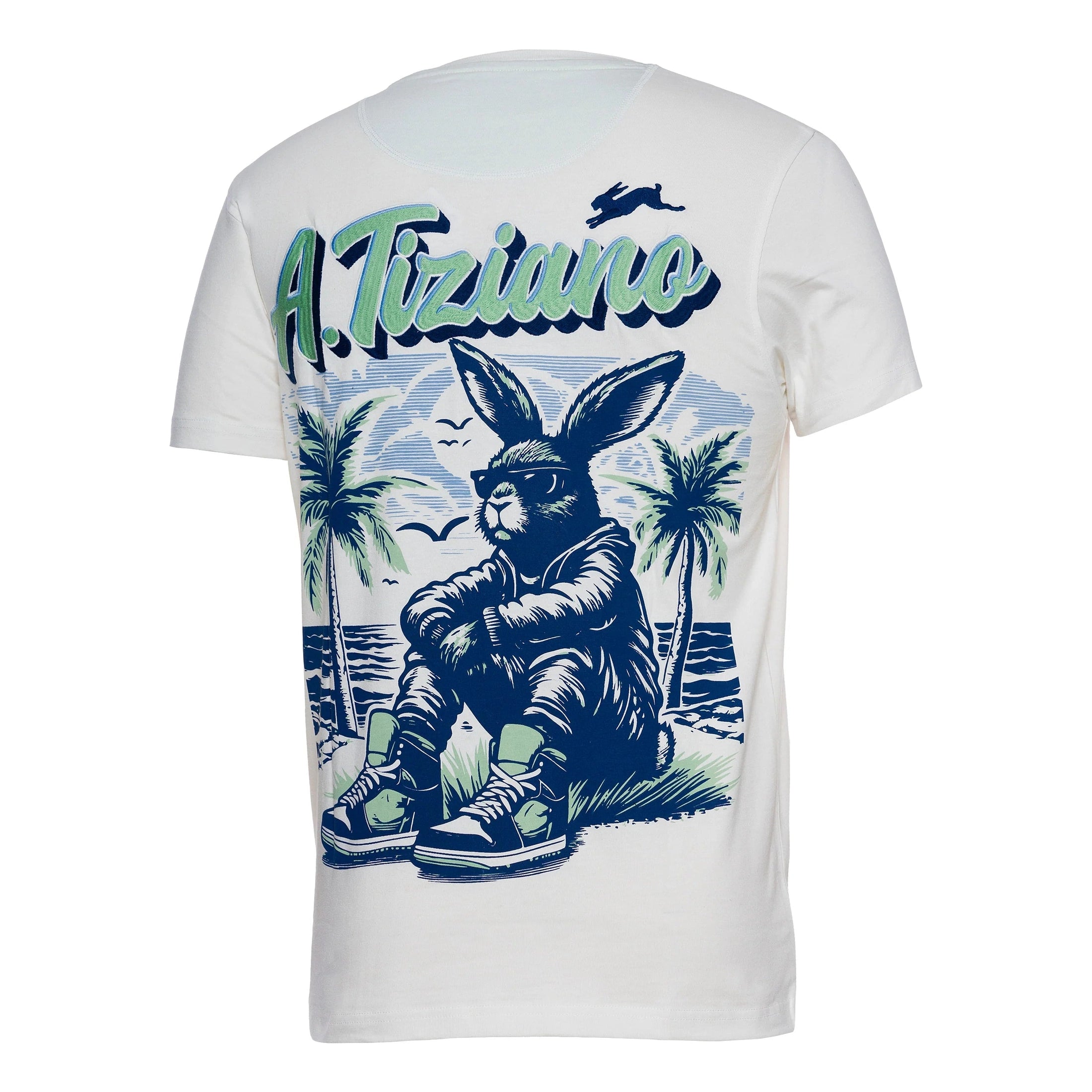 A TIZIANO GRAPHIC T-SHIRT-WHITE