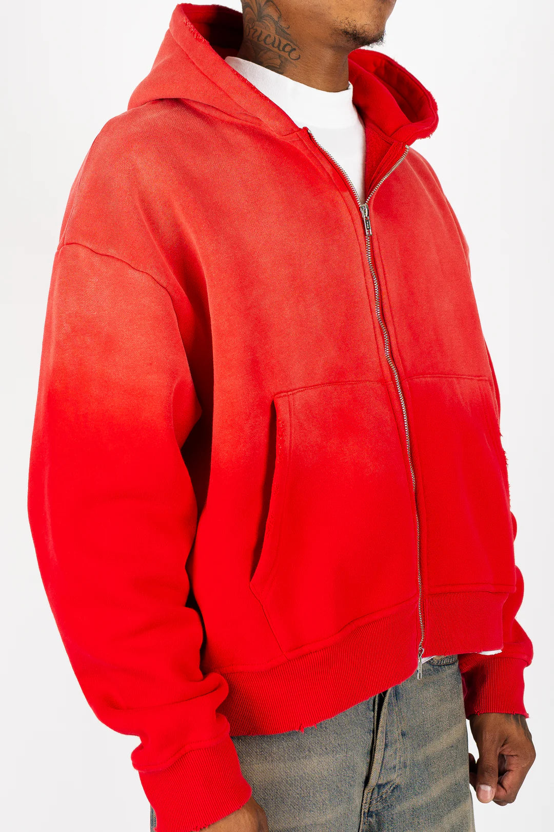 DAY1INE WASHED ZIPUP HOODIE by DAY1NE