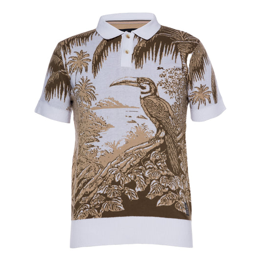 A TIZIANO Reilly Sweater Knit Polo by A TIZIANO