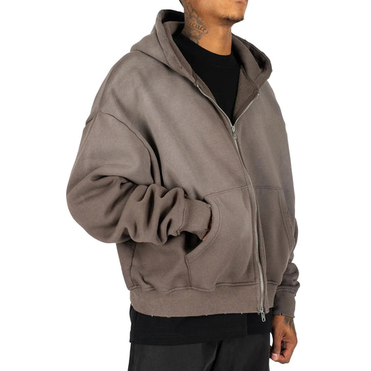 DAY1INE WASHED ZIPUP HOODIE by DAY1NE