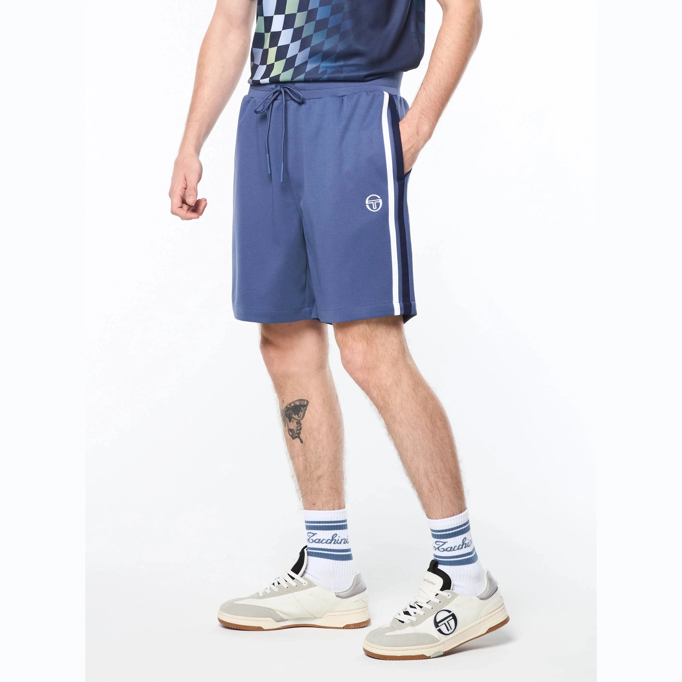 SERGIO TACCHINI NAVY SHORTS BLUE