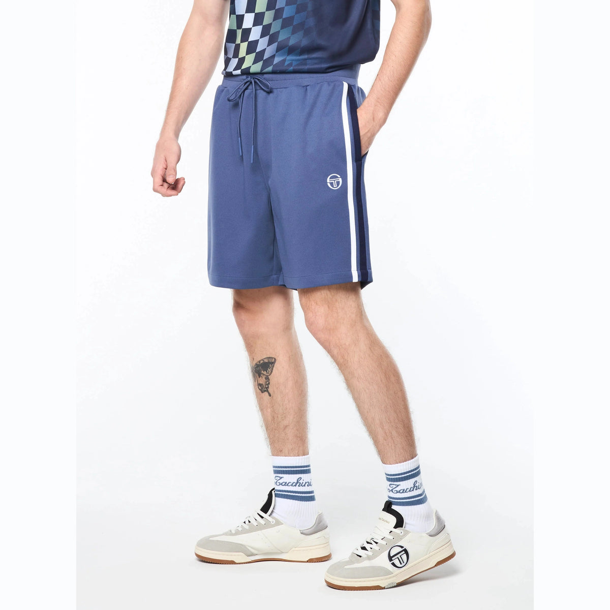 SERGIO TACCHINI NAVY SHORTS BLUE by Sergio Tacchini
