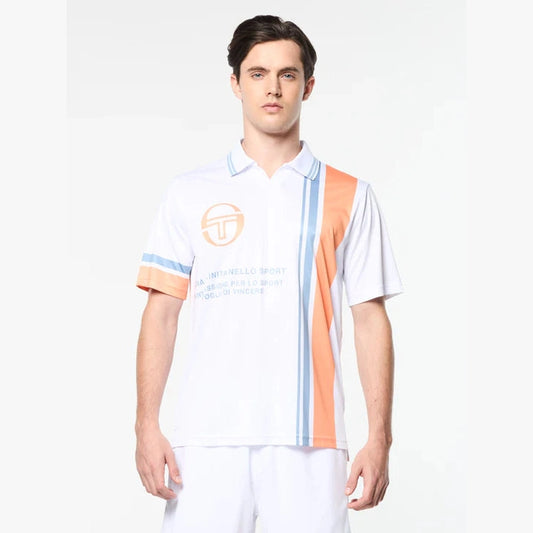 SERGIO TACCHINI SPORT SHORTS-WHITE by Sergio Tacchini