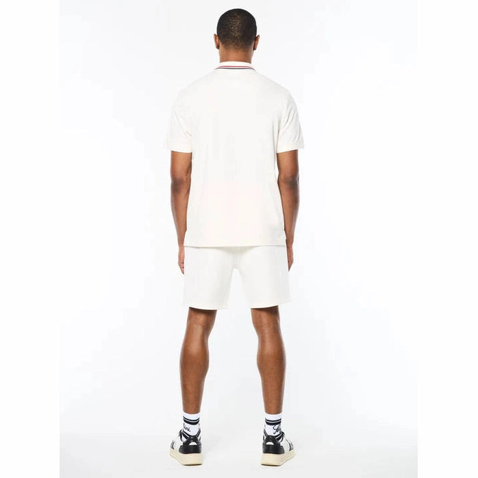 SERGIO TACCHINI PIQUE POLO CREAM