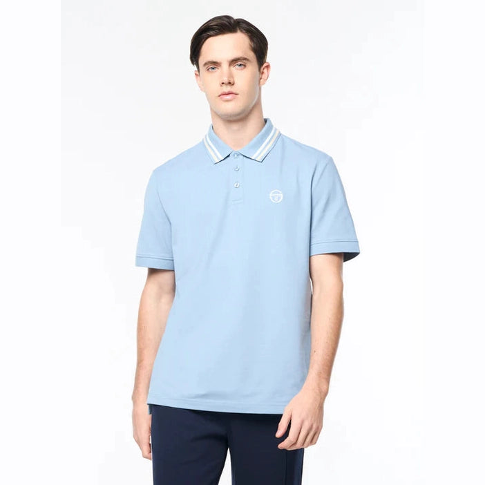 SERGIO TACCHINI PIQUE POLO SKY BLUE