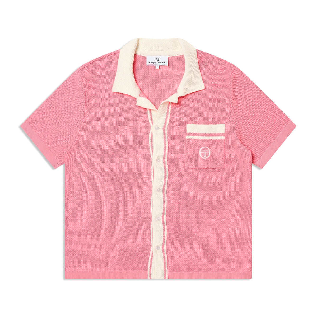 SERGIO FRATELLI CROCHET CABAN POLO by Sergio Tacchini