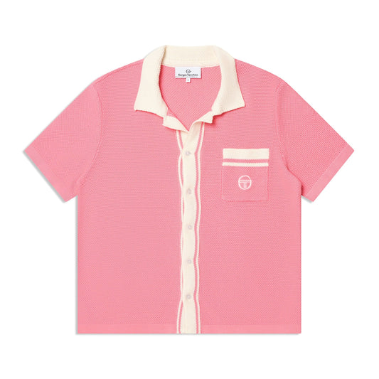 SERGIO FRATELLI CROCHET CABAN POLO by Sergio Tacchini
