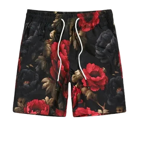 SEE YOU IN PARADISE GRAPHIC PRINT SHORTS by Jordan Craig