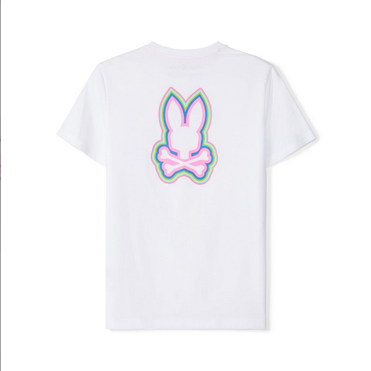 PSYCHO BUNNY B9U196B2TS-WHITE/PINK