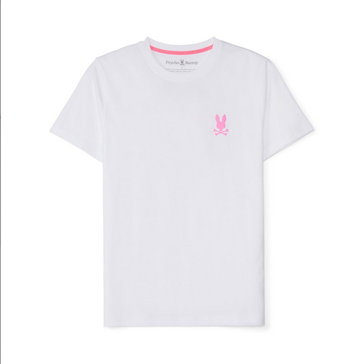 PSYCHO BUNNY B9U196B2TS-WHITE/PINK by Psycho Bunny