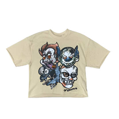 BKYS MONSTER CLUB BEIGE TEE