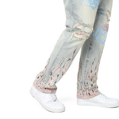 SMOKE RISE DYSTOPIA JEANS