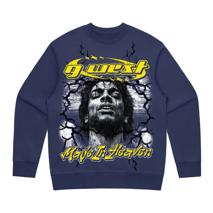 G WEST MADE IN HEAVEN CREWNECK by G-WEST
