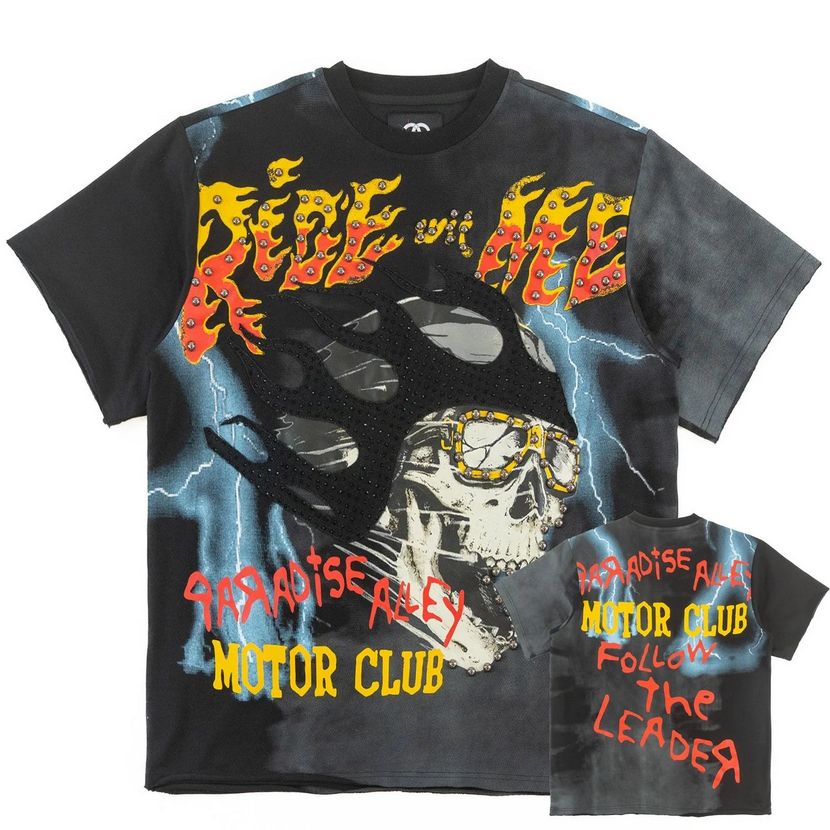 FROST RIDE WITH ME TEE-BLACK