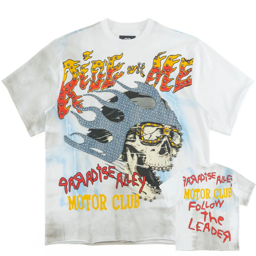 FROST RIDE WITH ME TEE-WHITE