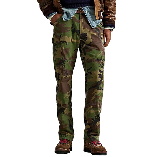 POLO CANVAS CAMO CARGO PANTS by POLO