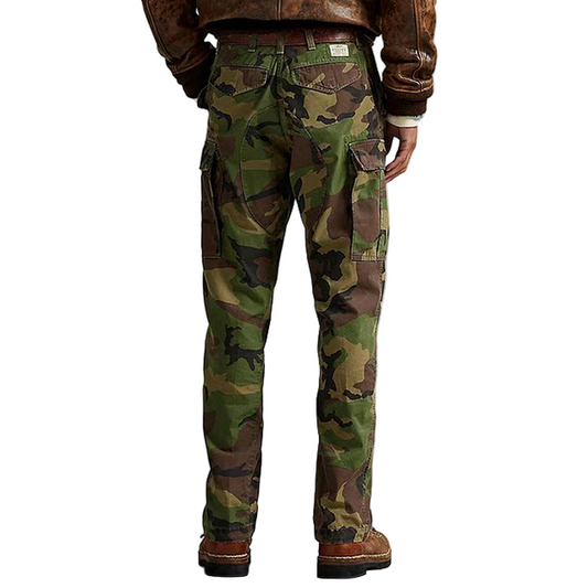 POLO CANVAS CAMO CARGO PANTS by POLO