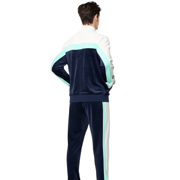 SERGIO TACCHINI LAZARO VELOUR TRACK JACKET by Sergio Tacchini