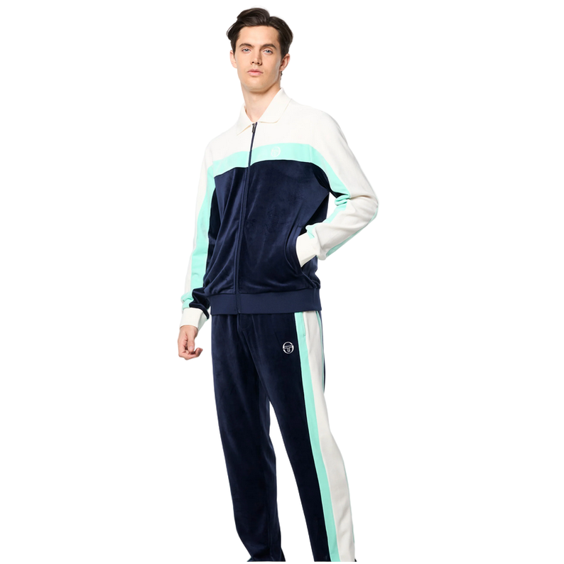 SERGIO TACCHINI LAZARO VELOUR TRACK JACKET by Sergio Tacchini