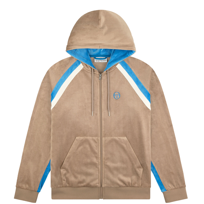 SERGIO TACCHINI LAZARO VELOUR HOODIE by Sergio Tacchini