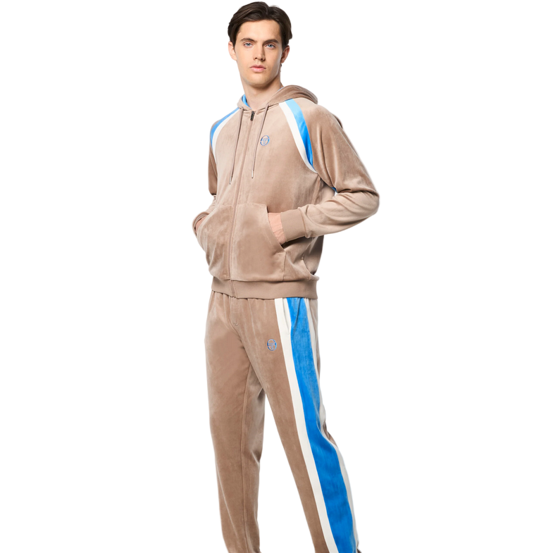 SERGIO TACCHINI LAZARO VELOUR HOODIE by Sergio Tacchini