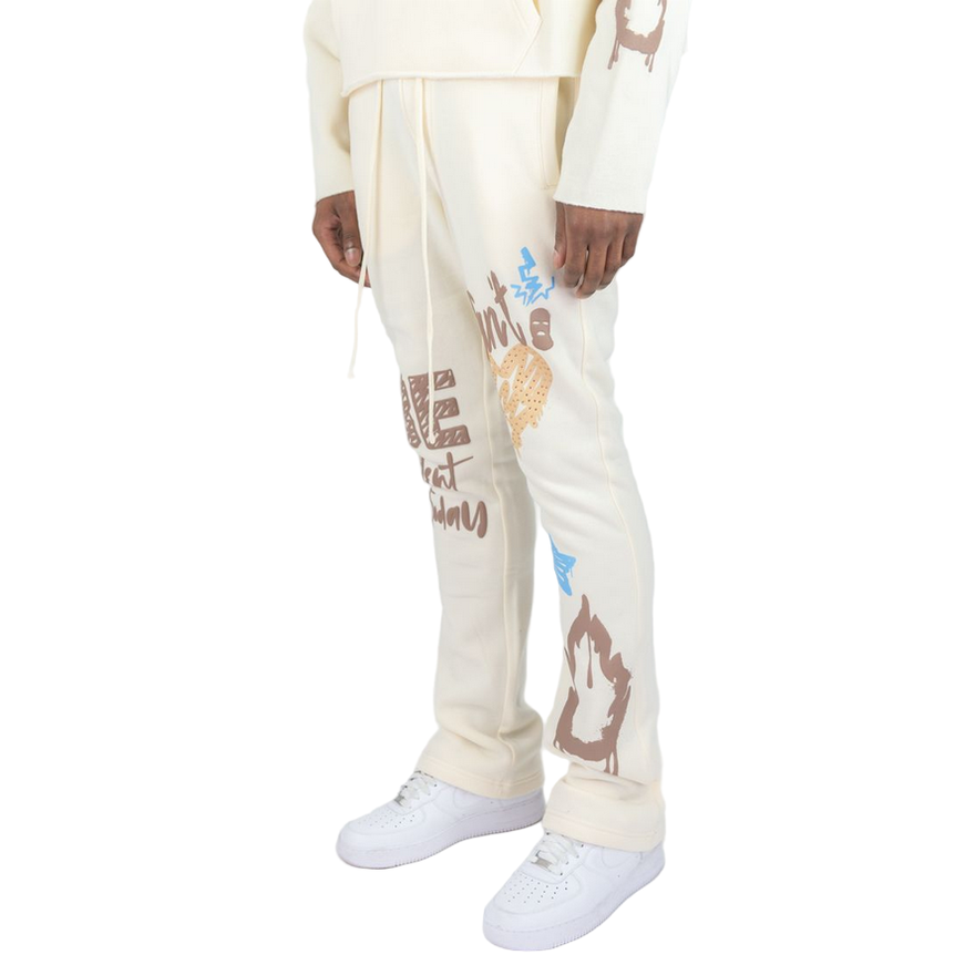 REBEL MINDS CANT BE STACKED JOGGERS