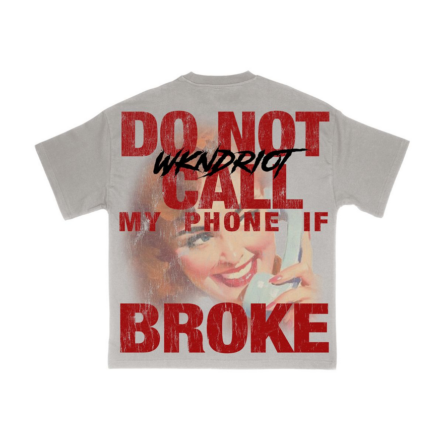 WKND RIOT DONT CALL SHIRT