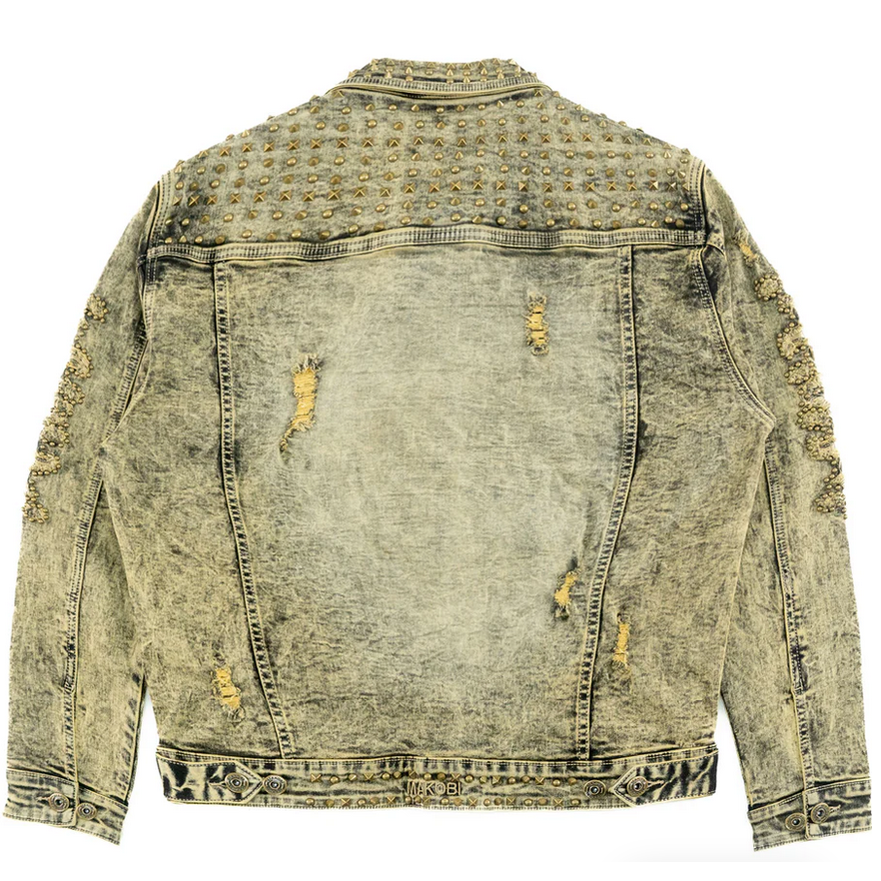 MAKOBI POSITONI DENIM JACKET by MAKOBI