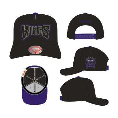 MITCHELL AND NESS NBA CLASS ACT PRO SNAPBACK HWC KINGS by Mitchell and Ness