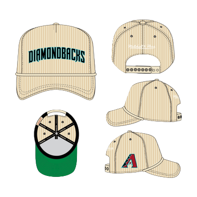 MITCHELL AND NESS MLB CORDY DEADSTOCK SNAPBACK DIAMONDBACKS by Mitchell and Ness